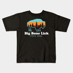 Big Bone Lick State Park Kentucky Bison Fossils Kids T-Shirt